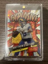 2022 Panini Absolute - Explosive #E4 Matthew Stafford. Case Hit SP Rams. for sale  Shipping to South Africa