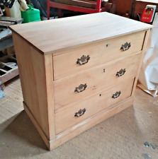 Antique pine chest for sale  LEICESTER