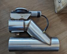 3.0" 76mm Remote Control Electric Exhaust Downpipe Dual Valve for sale  Shipping to South Africa
