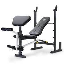 Marcy MWB-20100 Folding Compact Weight Bench Fixed Rack, Arm Curl, Leg Extension for sale  Shipping to South Africa