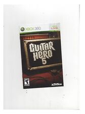 Guitar Hero 5 Xbox 360 SOMENTE MANUAL autêntico sem rastreamento comprar usado  Enviando para Brazil