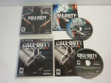 CALL OF DUTY BLACK OPS COD 1 & 2 I II 100% COMPLETO 2 JOGOS PS3 PLAYSTATION 3 comprar usado  Enviando para Brazil