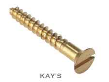 Used, SOLID BRASS SLOTTED COUNTERSUNK WOOD SCREWS ALL GAUGES & SIZES 2,3,4,6,8,10,12   for sale  Shipping to South Africa