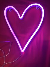 neon heart sign for sale  New Port Richey