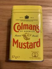Colmans mustard tin for sale  LEWES