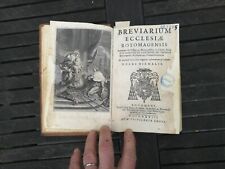 1728 breviarum ecclesiae d'occasion  Bry-sur-Marne