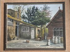 Vintage original watercolour for sale  DRYBROOK