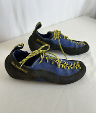 Zapatos de Escalada Vintage La Sportiva 246 Azul Amarillo US8.5 EU 41.5 Hechos en Italia segunda mano  Embacar hacia Argentina