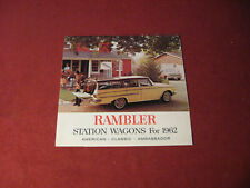 1962 AMC American Motors Rambler Station Wagon folheto de vendas catálogo comprar usado  Enviando para Brazil
