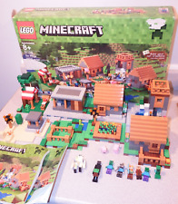 LEGO Minecraft The Village 21128 caja, manuales y minifiguras (Completo excepto 1) segunda mano  Embacar hacia Argentina