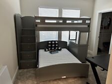 Twin Over Twin Step Bunk w/ Cooling Material Mattresses And Mattress Covers. for sale  Shipping to South Africa