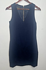 Vestido justo Mango feminino azul marinho Bodycon coquetel gola V tamanho 2 comprar usado  Enviando para Brazil