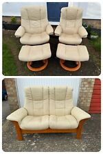 Ekornes stressless leather for sale  ASCOT