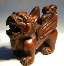 Netsuke carved boxwood for sale  STANSTED