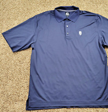 Camisa polo masculina FootJoy FJ manga curta golfe desempenho elástico classificação PVCC comprar usado  Enviando para Brazil
