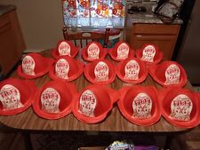 VINTAGE LOT OF 14 FIRE CHIEF HATS FIBER MATERIAL HAT for sale  Shipping to South Africa