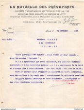 1909 facture mutuelle d'occasion  France