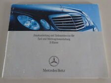 (Aditivo Manual Mercedes-Benz Clase E W211 Taxi / Coche de Alquiler De 2008 segunda mano  Embacar hacia Argentina