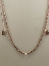 Rose gold necklace for sale  Warren