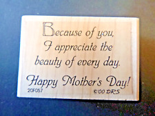 s mother day stamp rubber for sale  Westminster