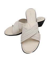 Damiani white sandals for sale  Cedar Rapids