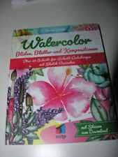 Watercolor blüten blätter gebraucht kaufen  Genderkingen