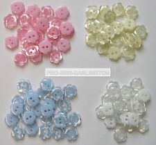 Baby flower buttons for sale  DARLINGTON