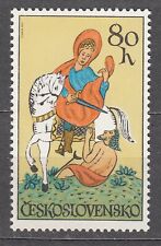 Używany, CZECHOSLOVAKIA 1972 **MNH SC#1839 80h st. Horsemen from 18th-19th century tiles  na sprzedaż  PL