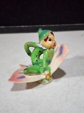 Vintage Pixie Elf Riding On Butterfly Figurine Japan for sale  Shipping to South Africa