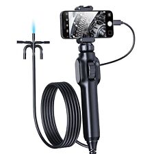 Used, S43 360°Articulating Borescope,1080P HD Inspection Camera with 8 LED Lights for sale  Shipping to South Africa