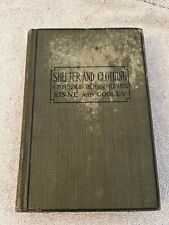 Refugio y ropa un libro de texto de las artes domésticas de Kinne & Cooley 1917 HC segunda mano  Embacar hacia Argentina