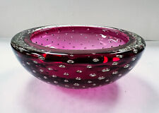 Vintage murano cranberry for sale  LONDON