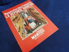 Catalogue manitou gamme d'occasion  Saint-Cyr-sur-Mer