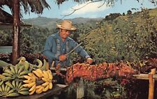 P.R. Lechón Asado década de 1960 - cerdo asado entero a saliva en Canovanas, Puerto Rico segunda mano  Embacar hacia Argentina