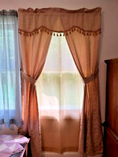 2 piece window curtains for sale  Guilford