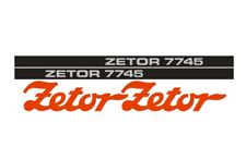 Sticker, aufkleber, decal - Zetor 7745 na sprzedaż  PL