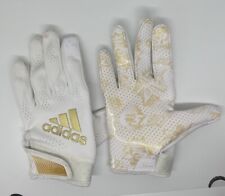 Luvas de futebol Adidas Adizero, tamanho M adulto, branco e dourado "Boom" "Skert" comprar usado  Enviando para Brazil