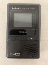 Vintage Casio TV-400 2" LCD Pocket Color Handheld TV Television VHF UHF WORKS for sale  Shipping to South Africa