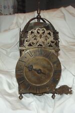 antique old vintage large brass clock with large chain attic find for sale  Shipping to South Africa