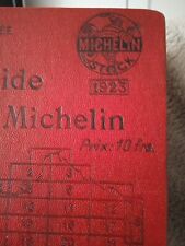 Guide michelin 1923 d'occasion  Paris XIX