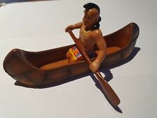 Figurine canoë indien d'occasion  Malakoff