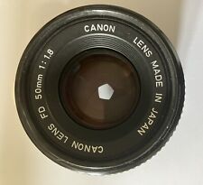 Used, Canon Lens FD 50mm 1:1.8 lens **Spares or Repair ** for sale  SWINDON