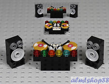 LEGO - DJ Deck w/ Speakers Turntable Vinyl Record Music Disco Booth Minifig Town, used for sale  Shipping to Canada