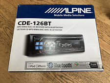 Alpine cde 126bt for sale  SEVENOAKS