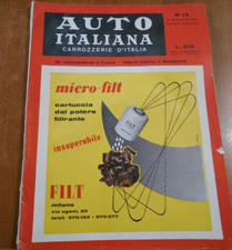 AUTO ITALIANA n.14  del 1956 LA PALERMO - MONTEPELLEGRINO usato  Palermo