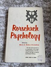 Psicología Rorschach de Rickers-Ovsiankina, Maria A. 1960 segunda mano  Embacar hacia Argentina