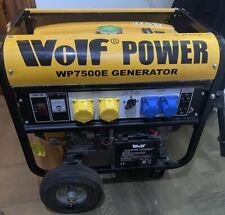 Wolf wp7500e petrol for sale  UK