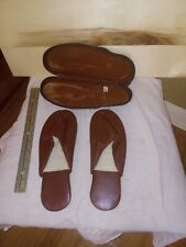 Leather travel slippers for sale  Pearcy