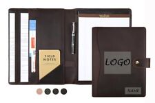 Personalized leather portfolio for sale  Shipping to Ireland