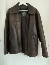 distressed leather motorcycle jacket for sale  MANCHESTER